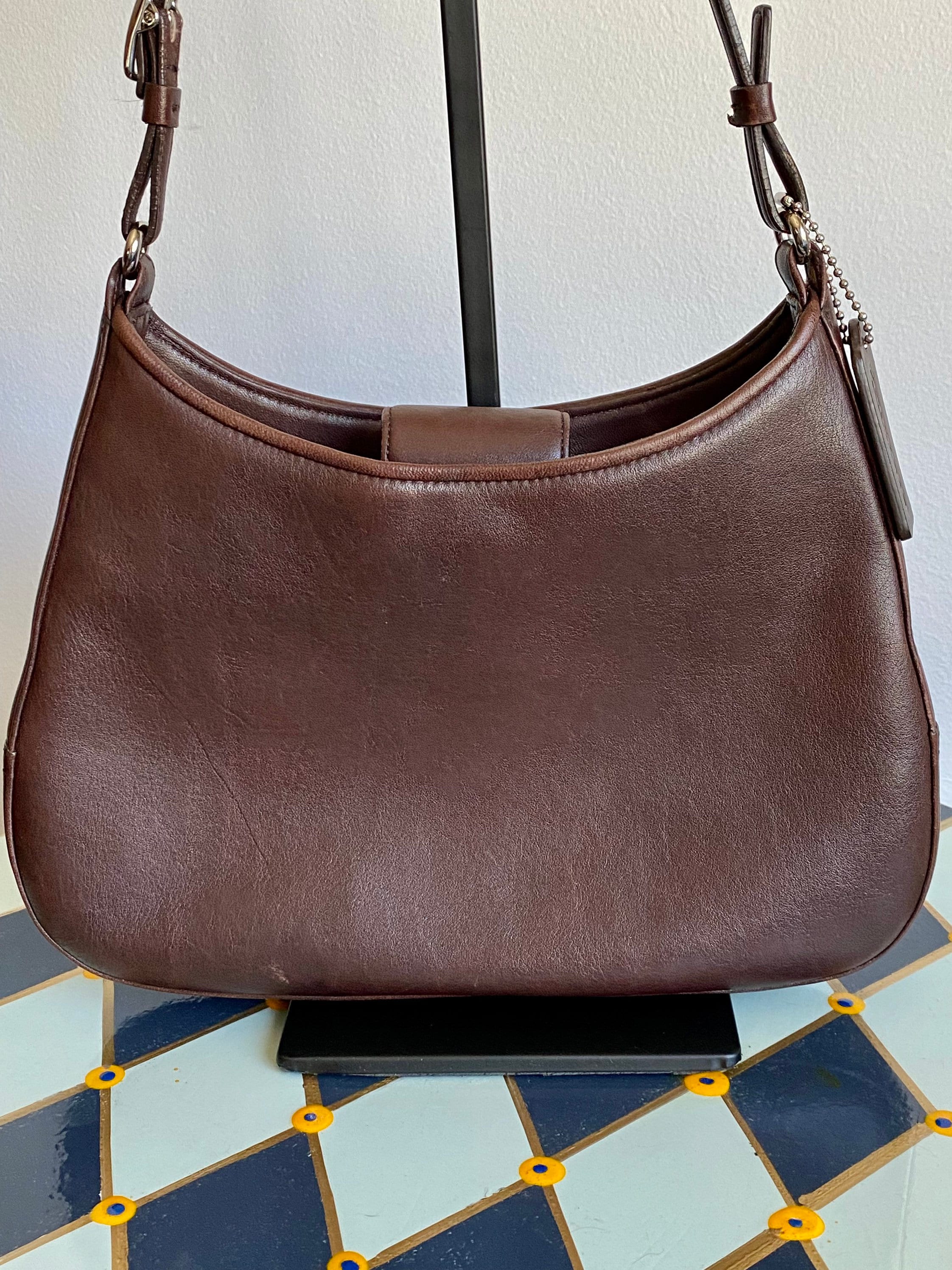 Coach Brown Shoulder / Top Handle Bag A1 Excellent Condition D1K