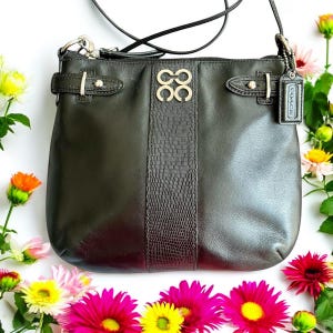 Coach Black Small Crossbody Collette Bag #44808
