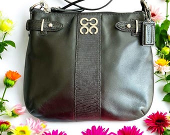 Coach Black Small Crossbody Collette Bag #44808