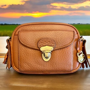 Vintage Dooney & Bourke Small Kilty Bag, Crossbody, Refurbushed!