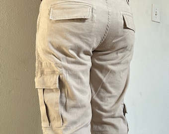 Large Cargo COTON LIN / pantalon