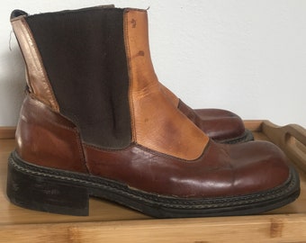 Ankle Boots / Brown Khaki Cognac / Argentina