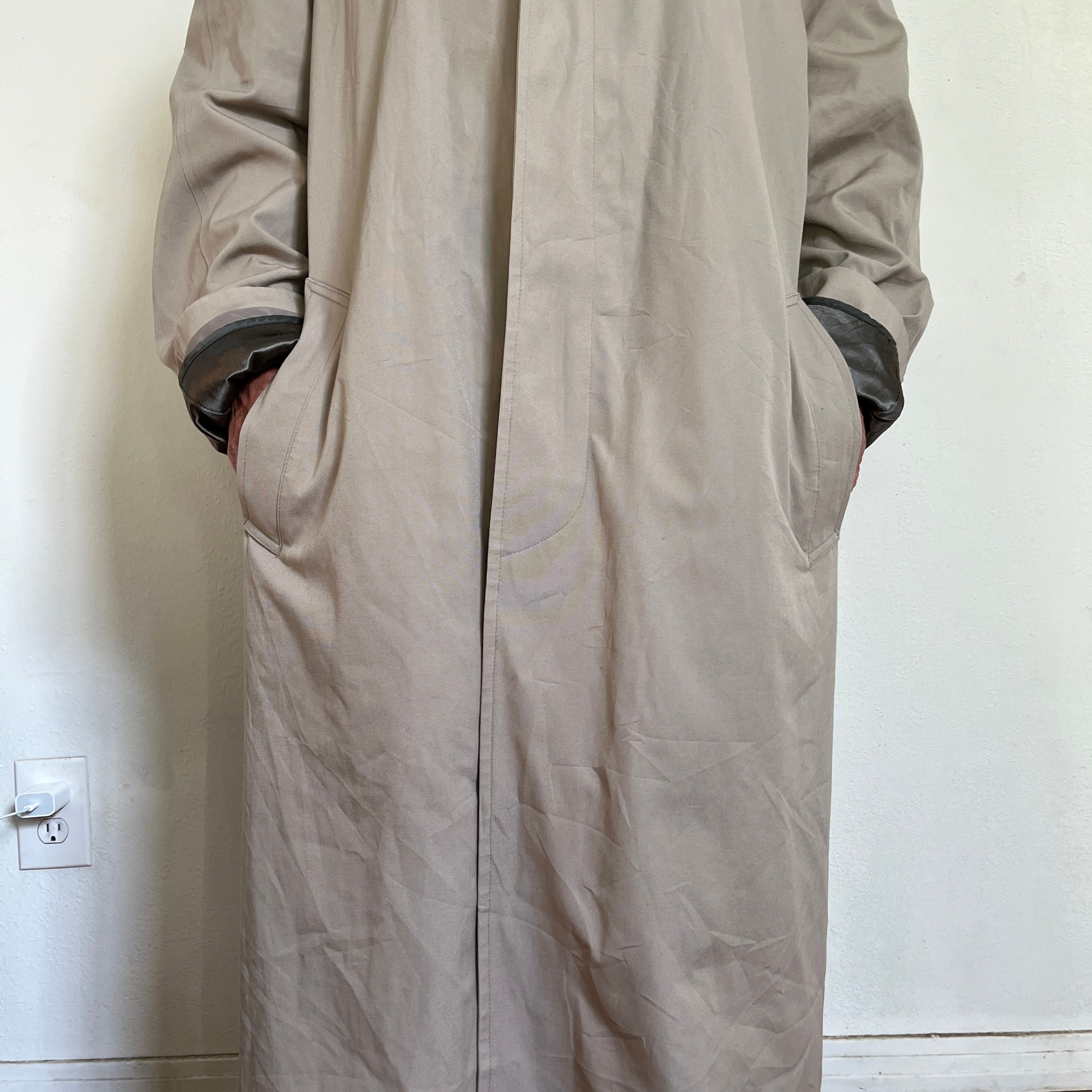 mens insulated long coat