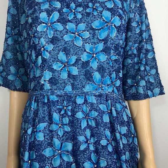 SPARKLE - LARGE Saks Fifth Avenue Beaded Dress / 5