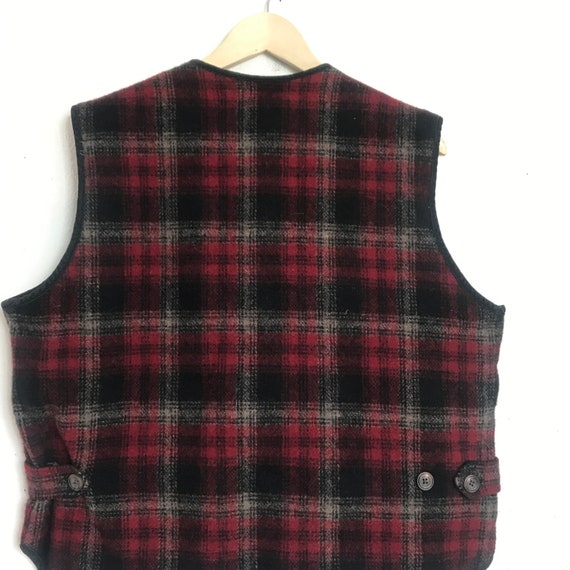 XL Woolrich Vest / Red and Black - image 8