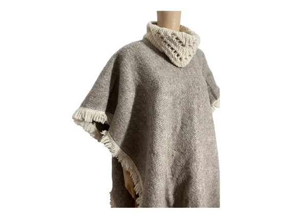 WOOL Poncho / Wool / Western Poncho