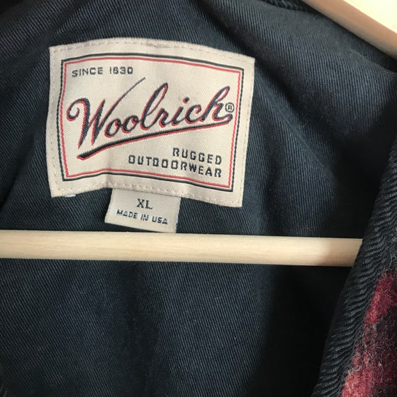 XL Woolrich Vest / Red and Black - image 10