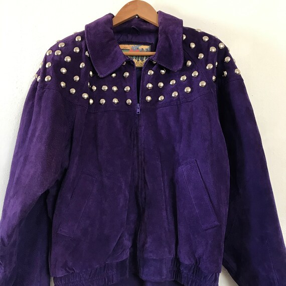 Suede Jacket 80s / Bomber Jacket