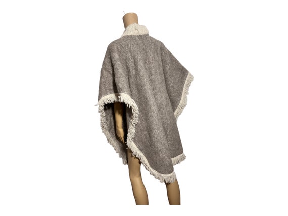 WOOL Poncho / Wool - image 10