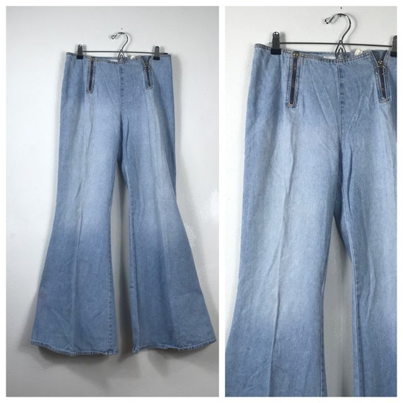 Bell Bottoms - Light Wash - High Waist