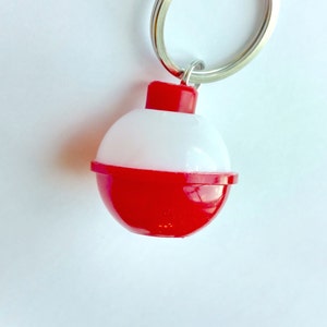 Bobber Add On, Fügen Sie auf Charme, Angeln Bobber, fügen Sie auf Schlüsselanhänger, enthält Sprungring (Schlüsselanhänger nicht enthalten)