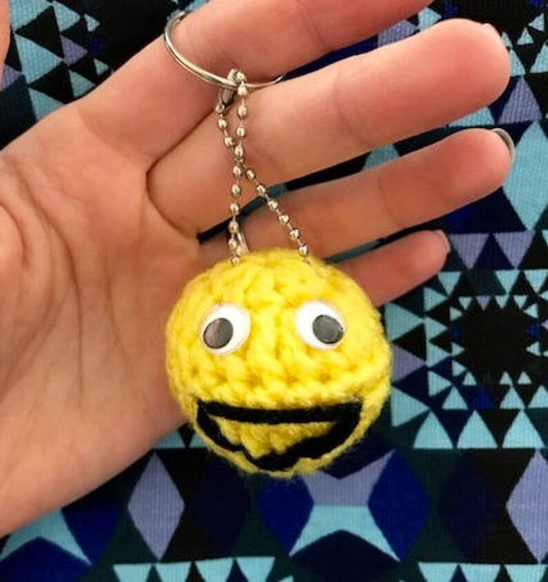 Emoji Keychain-Smiley Face Keychain-Black Friday SALE ...