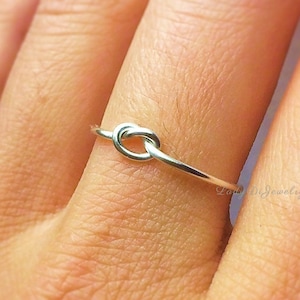 Adjustable Knot Ring -Tie the Knot Ring -Bridesmaid Gift Set 3 4 5 6 -14K Gold /Rose Gold-Filled /Sterling Silver -Knotted Christmas