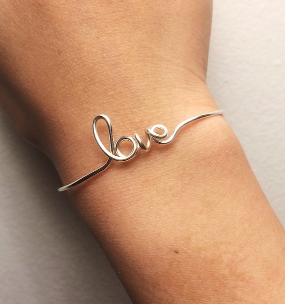 Etsy love bracelet clearance