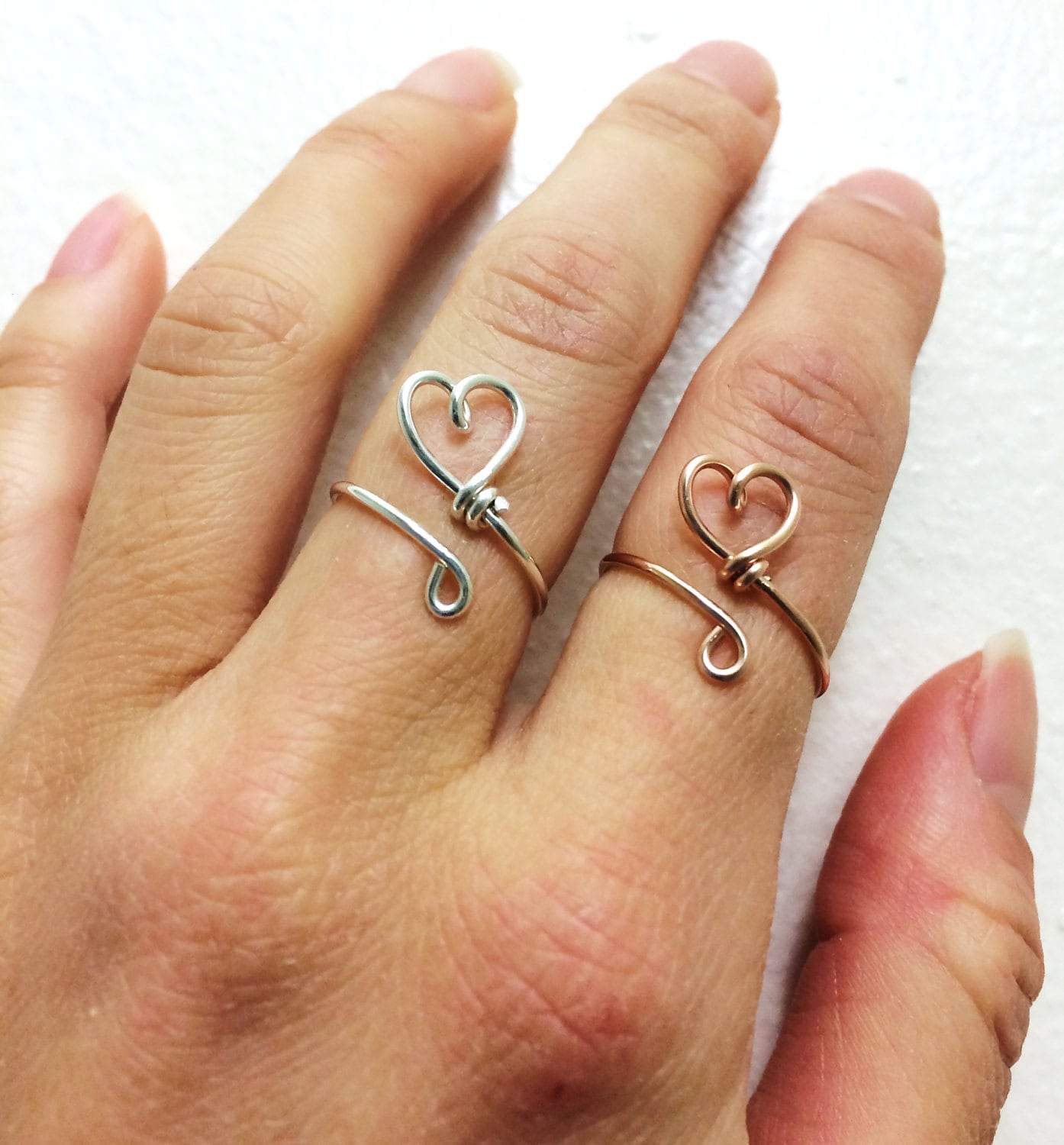 Heart Ring -anniversary 14K Gold /rose Gold-filled /sterling Silver ...