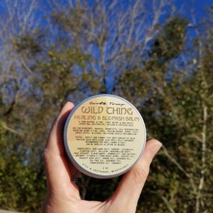 Wild Thing Healing & Blemish Balm - 100% Natural - Infused with Organic Botanicals - Anti Aging - Healing - Fights Acne