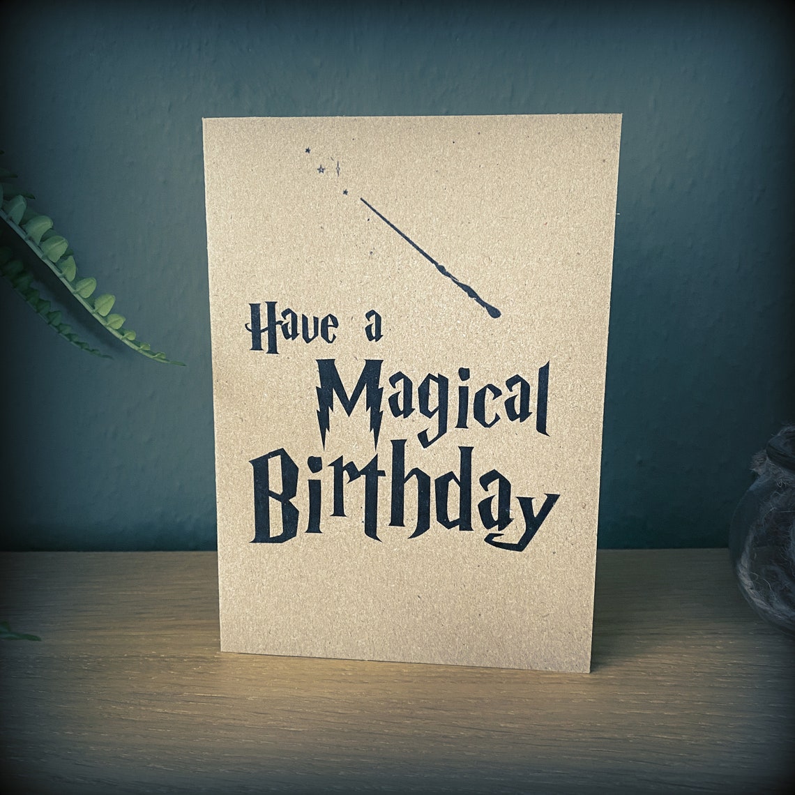 HARRY POTTER Inspired Birthday Card Have A Magical | Etsy