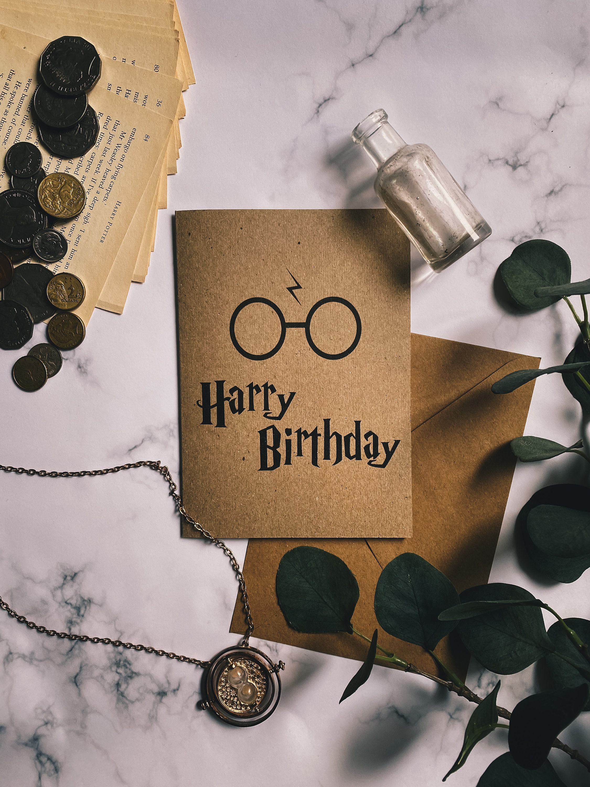 HARRY POTTER inspiriert Geburtstagskarte Harry | Etsy