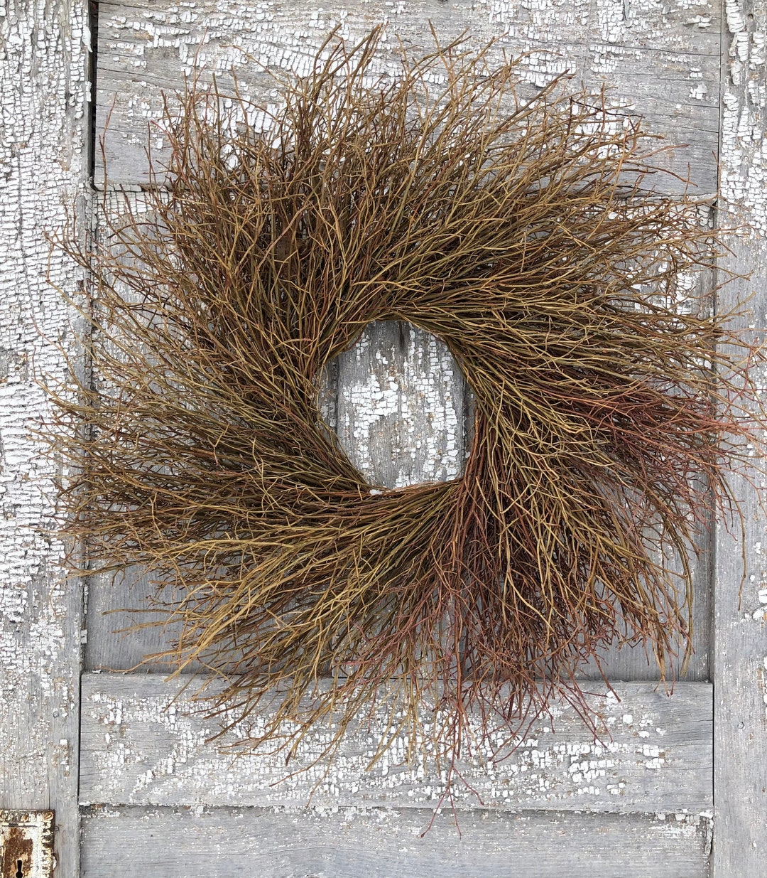 Twig Wreath, Dried Flower Wreath, Plain Twig Wreath, Exlargetwig Wreath
