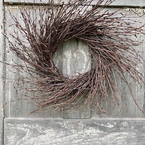 Twig Wreath, Dried Flower Wreath, Natural Twig Wreath, Large Twig wreath, Birch Wreath, Handmade Birch Wreath, All Natural Twig Wreath