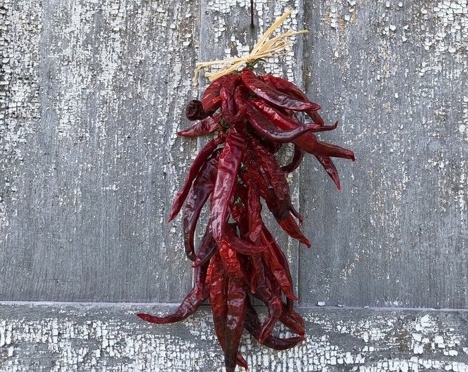 Dried Chili Peppers, String of Chili Peppers, Bunch of Chili Peppers ...
