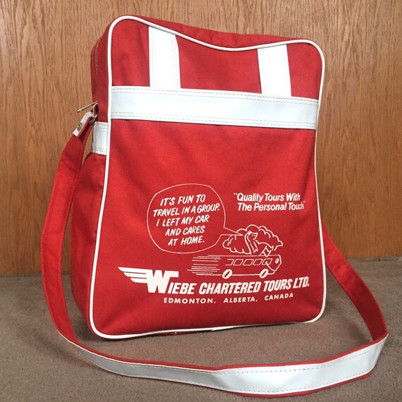 vintage flight bag