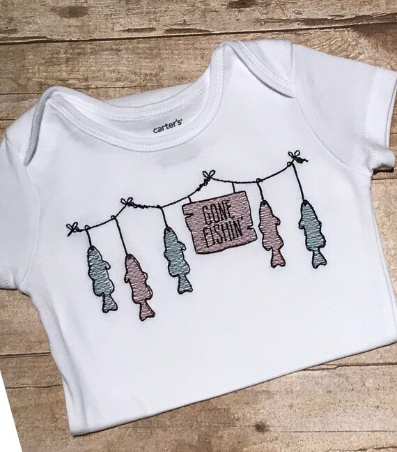 baby fishing shirt