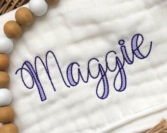 Girl burp cloths, Monogram burp cloths, Personalized baby gift, burp cloths, Baby shower gift, Personalized burp cloths