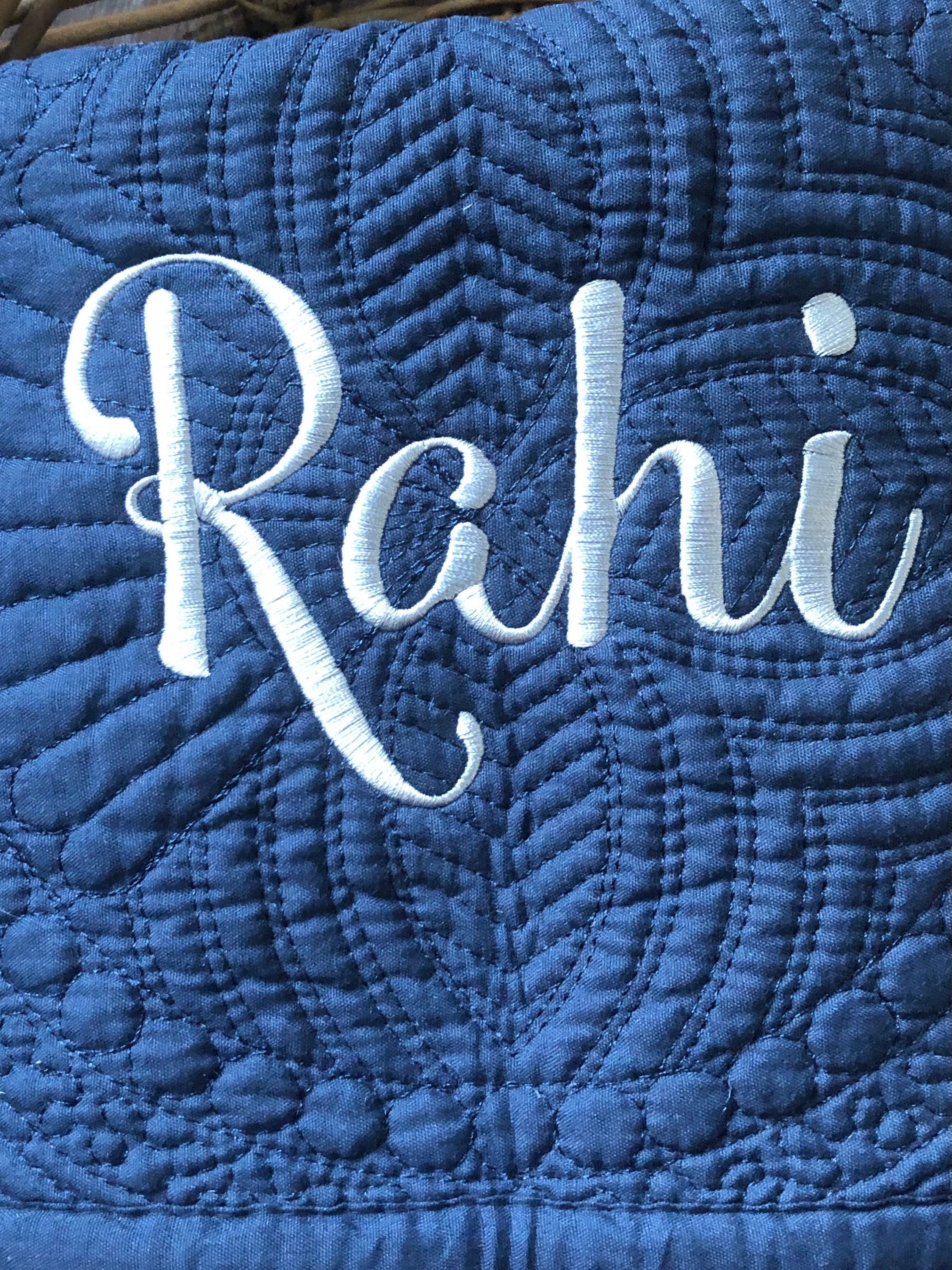 Monogram baby quilt baby shower baby gift baby girl quilt Etsy