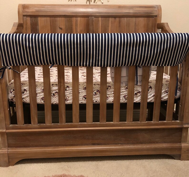 Navy and White Anchors Crib Sheet Changing Pad Cover Crib Etsy