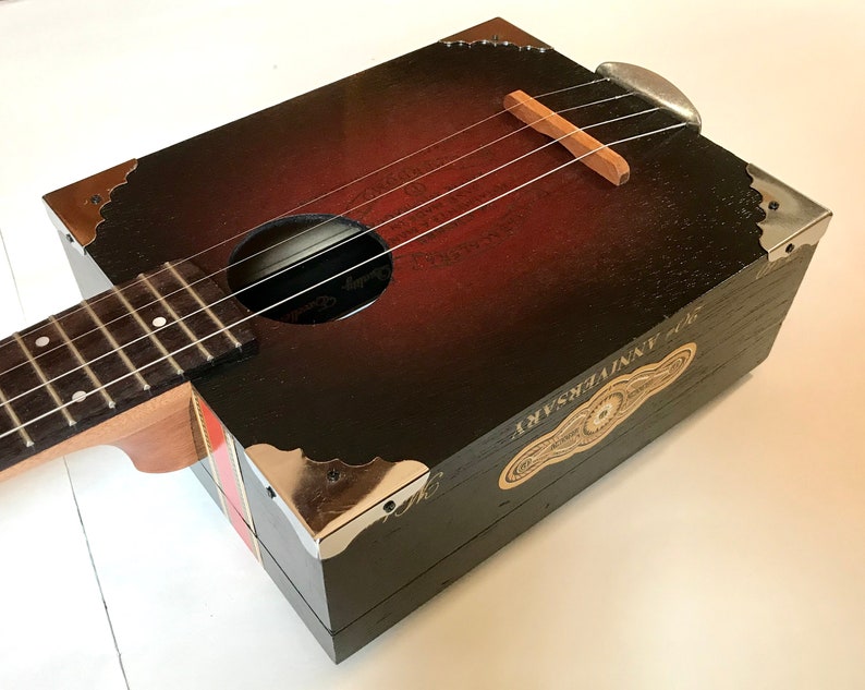 4 String Acoustic Electric Cigar Box Mandolin 20206 Etsy