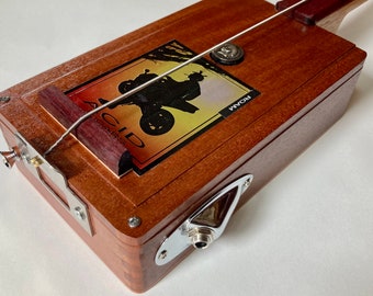 1 String Cigar Box Bass Guitar - Diddley Bow