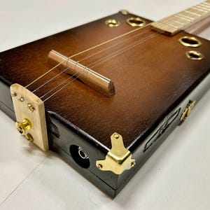 4 String Cigar Box Dulcimer Guitar 2025-4