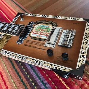 6 String Left Handed Electric Cigar Box Guitar - Etsy
