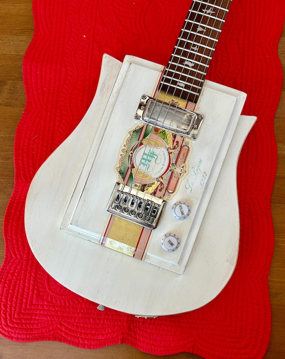 6 String Electric Cigar Box Guitar - Etsy