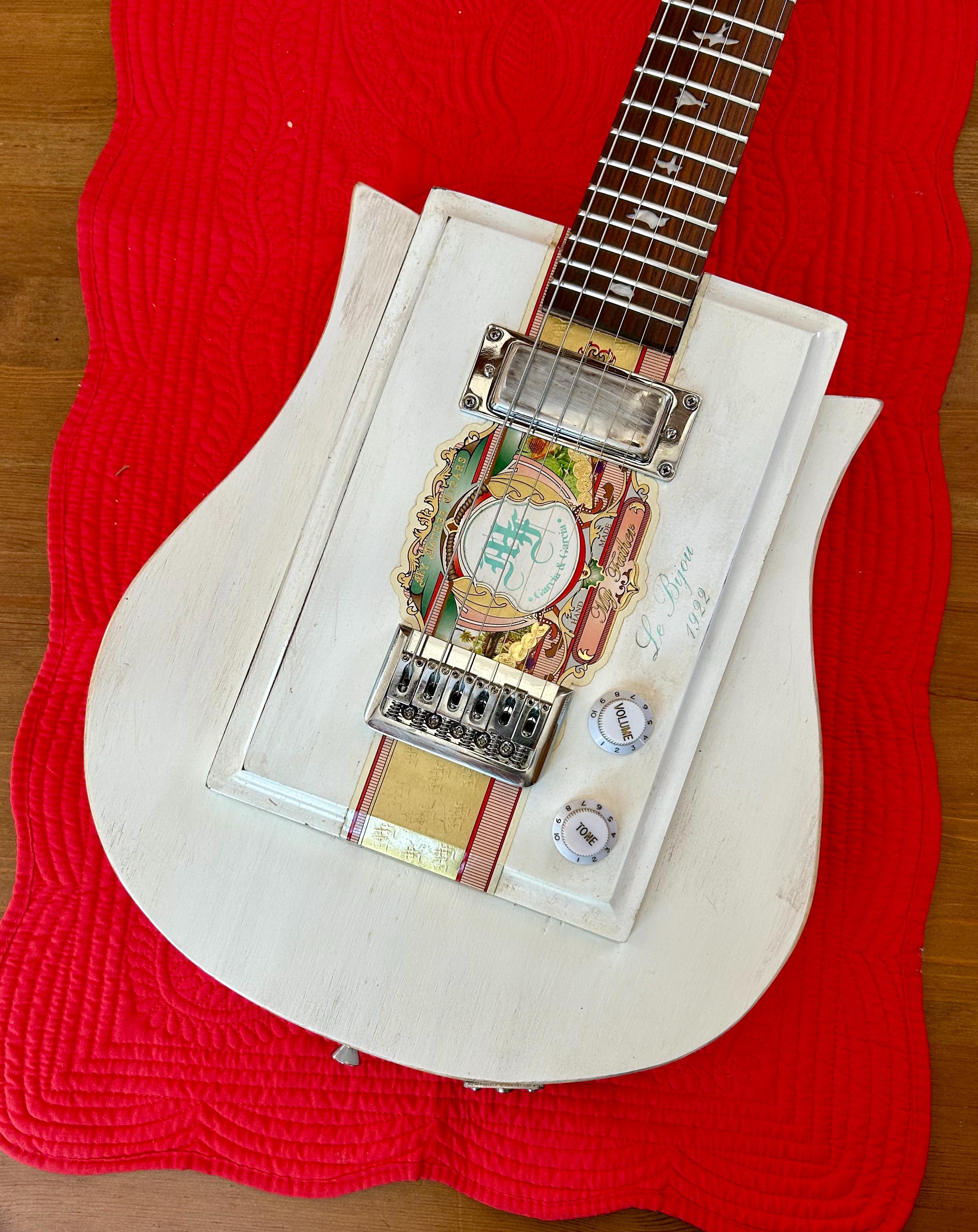 6 String Electric Cigar Box Guitar