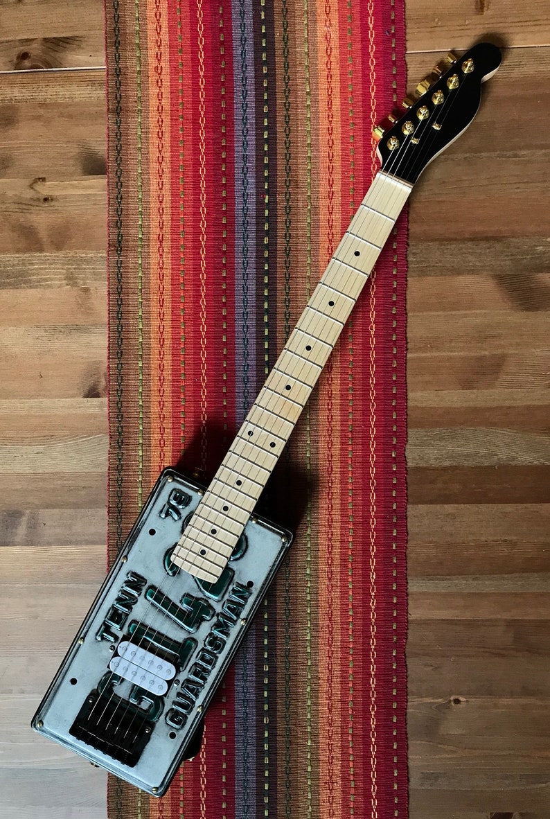 201813 6 string TN License Plate Guitar Etsy