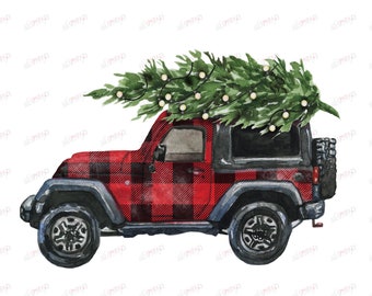 Jeep christmas | Etsy