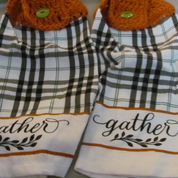 Green Kitchen Towels Etsy