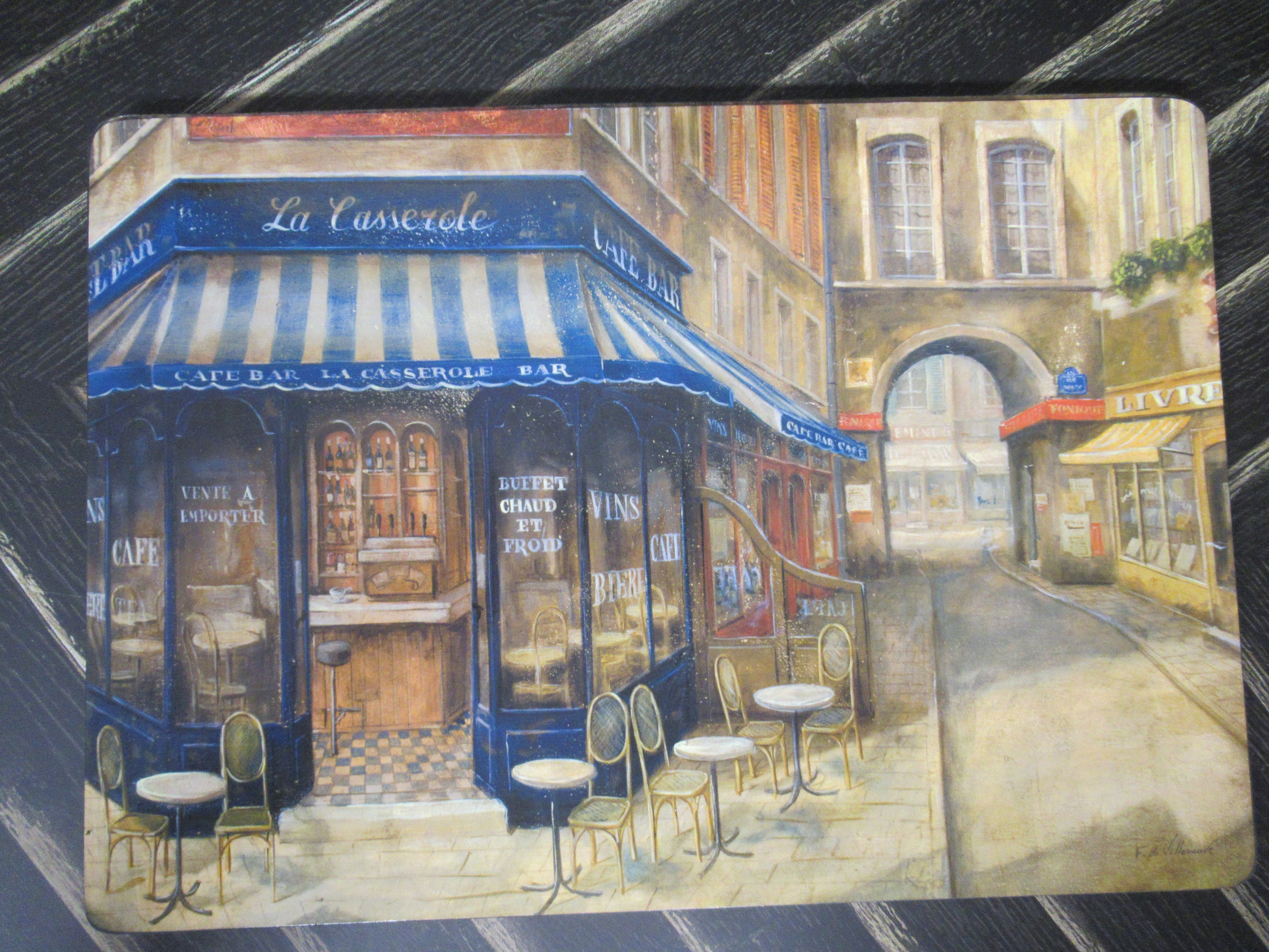 Vintage Placemats Set of 4 / VINTAGE Restaurant Design Etsy Canada