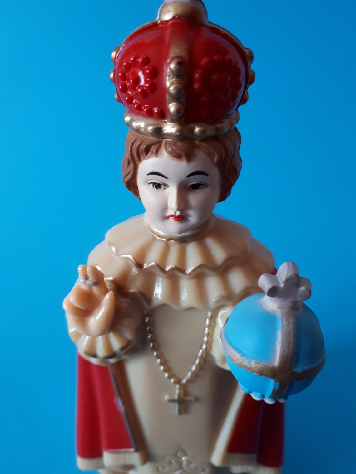 Vintage Child of Prague Midcentury Infant of Prague Statue Etsy