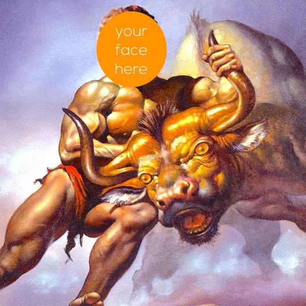 Grab Bull by Horns Dodgeball Etsy