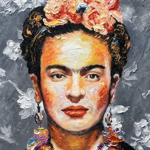 Frida Kahlo Wall Art Print. Frida Kahlo Painting. Frida Kahlo Poster ...