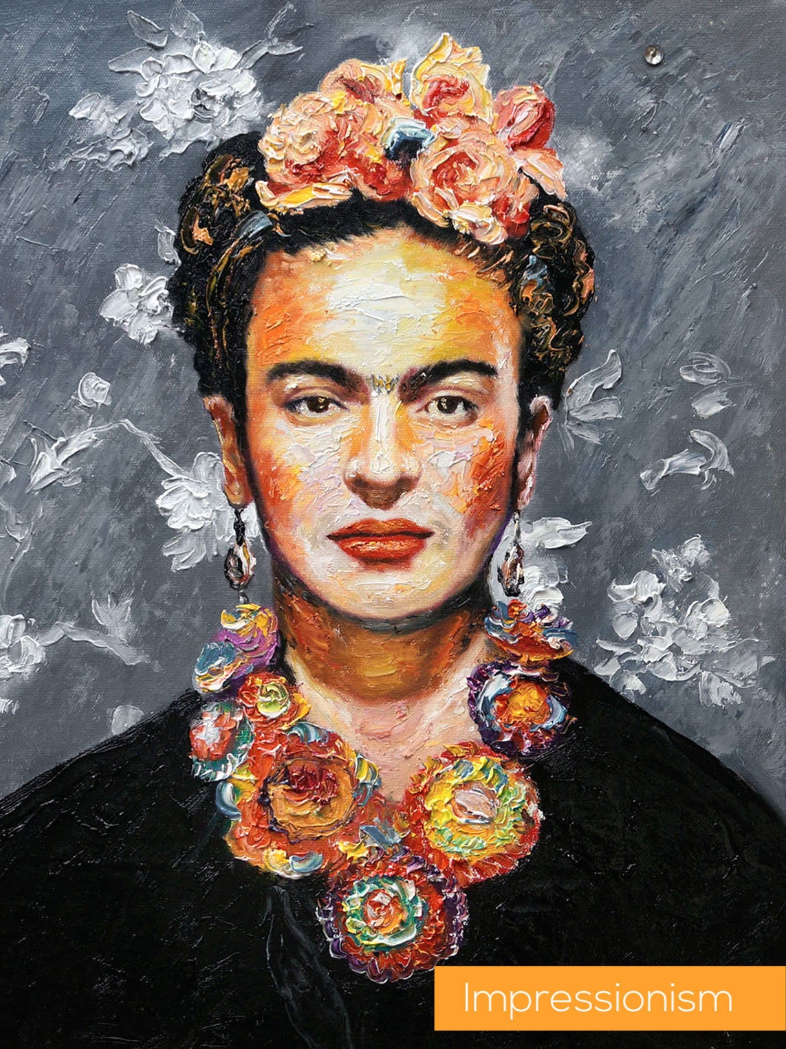 Frida Kahlo Wall Art Print Frida Kahlo Painting Frida Kahlo Etsy Uk