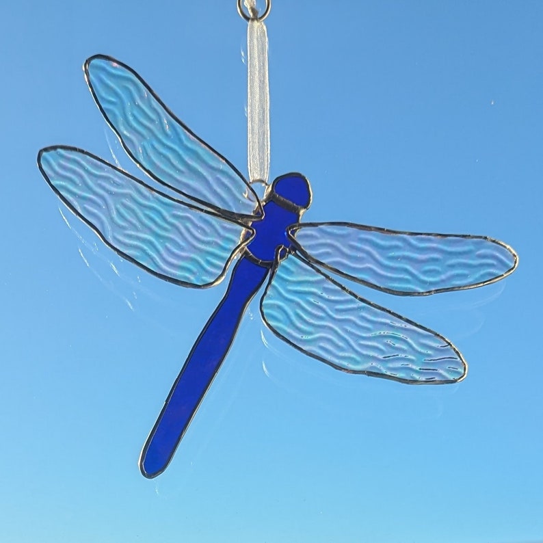 Stained Glass Dragonfly Etsy UK