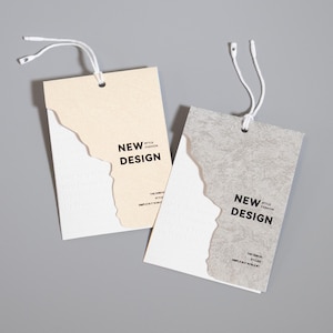 1000 peças, etiqueta de papel de design personalizado, etiquetas de preço com logotipo, etiqueta para embalagem de produto, etiqueta de produto personalizada, etiqueta de balanço personalizada, etiqueta de pendurar dobrável