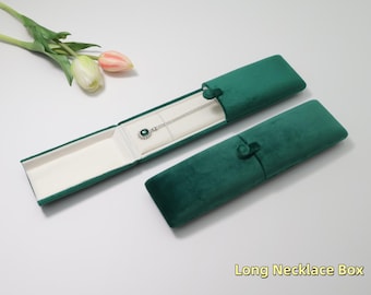 Portagioie in velluto blu con nappina / per riporre anelli, bracciali e collane