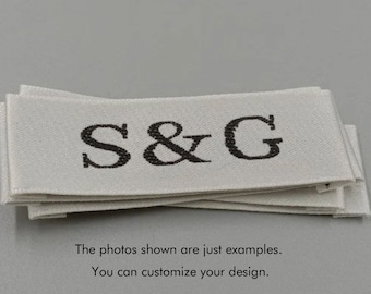 1000 Custom high quality soft collar labels, clothing labels, Folded Custom Clothing Labels Fabric Tag labels, Delivered CUT- ZHYS002