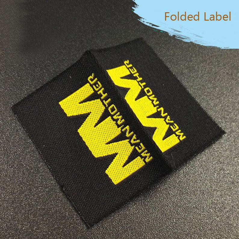 1000 Custom Woven Labels Clothing Labels Folded Custom - Etsy