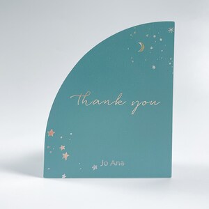 100Stk Personalisierte Hot Stamping Dankeskarte High-end Karte HochzeitseinladungEn Karte Jubiläum-NHMP002